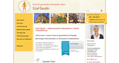 Desktop Screenshot of heilpraktiker-gaudin.de